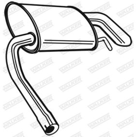Endschalldämpfer 17565 von WALKER günstig für 44,35 € online kaufen