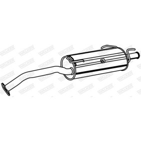 Endschalldämpfer 17664 von WALKER günstig für 69,49 € online kaufen