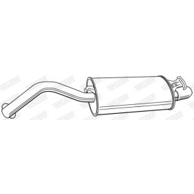 Endschalldämpfer 17869 von WALKER günstig für 133,39 € online kaufen