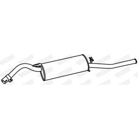 Endschalldämpfer 18153 von WALKER günstig für 44,50 € online kaufen