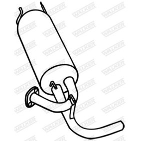 Endschalldämpfer 18618 von WALKER günstig für 109,86 € online kaufen