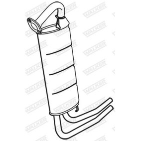 Endschalldämpfer 18749 von WALKER günstig für 69,10 € online kaufen