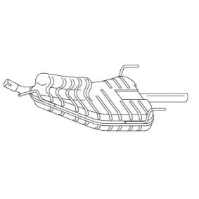 Endschalldämpfer von VEGAZ für Cavalier Mk III CC (J89) günstig online kaufen