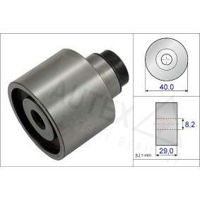 Achetez des Poulie renvoi / transmission, courroie de distribution AUTEX 654807 à prix pour 24,42 €