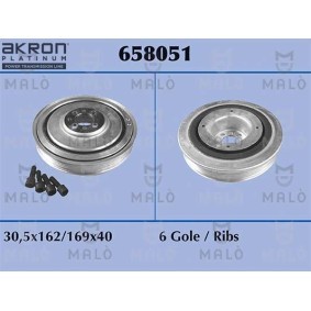 Achetez des Poulie damper (vilebrequin) MALÒ 658051 à prix pour 78,00 €