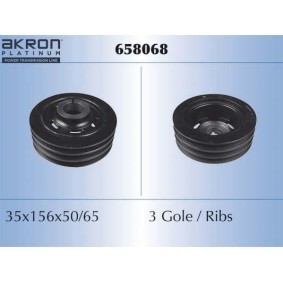 Achetez des Poulie damper (vilebrequin) MALÒ 658068 à prix pour 65,80 €