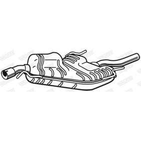 Endschalldämpfer 21037 von WALKER günstig für 141,46 € online kaufen