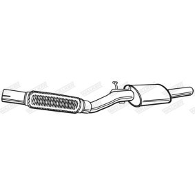 Achetez des Silencieux intermédiaire WALKER 21040 à prix pour 265,40 €