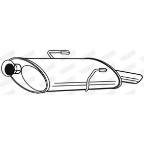 Endschalldämpfer 21061 von WALKER günstig für 77,44 € online kaufen
