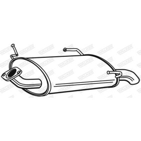 Endschalldämpfer 21282 von WALKER günstig für 89,17 € online kaufen