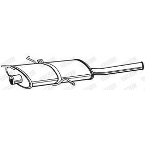 Endschalldämpfer 21385 von WALKER günstig für 54,32 € online kaufen
