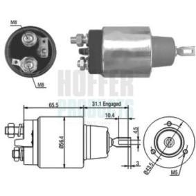 Compre Interruptor electromagnético, motor de arranque da HOFFER 6646073 a um preço baixo por 34,82 €