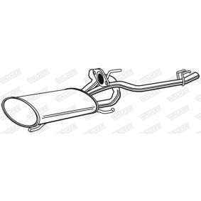 Endschalldämpfer 21527 von WALKER günstig für 66,99 € online kaufen