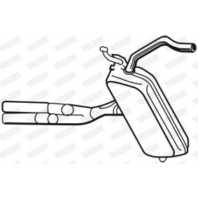 Mittelschalldämpfer von WALKER 21565