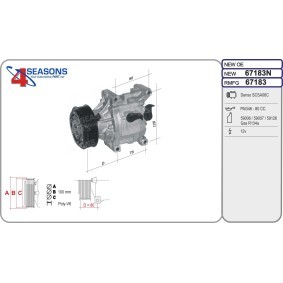 Acquista Compressore aria condizionata da AHE 67183 a buon mercato per soli 319,56 €