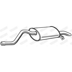 Endschalldämpfer 22105 von WALKER günstig für 52,10 € online kaufen