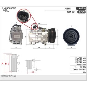 Acquista Compressore aria condizionata da AHE 67310 a buon mercato per soli 270,52 €