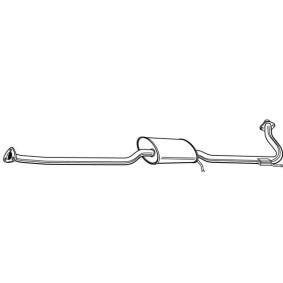 Mittelschalldämpfer HOS-172
