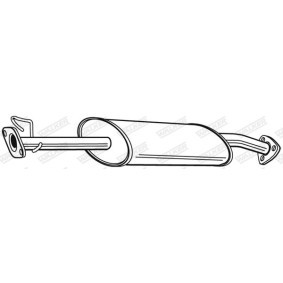 Mittelschalldämpfer von WALKER 22673