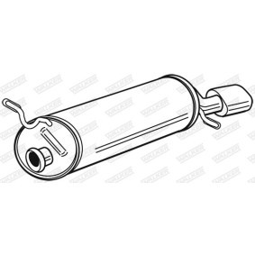 Endschalldämpfer von WALKER 22726