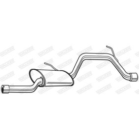 Endschalldämpfer von WALKER 23028