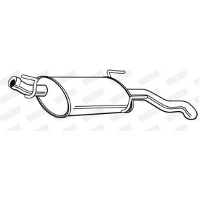Endschalldämpfer 23097 von WALKER günstig für 73,31 € online kaufen