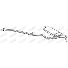 Endschalldämpfer 72146 von WALKER günstig für 241,06 € online kaufen