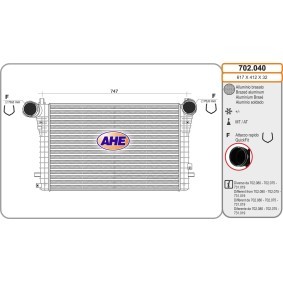 Acquista Intercooler da AHE 702.040 a buon mercato per soli 170,34 €