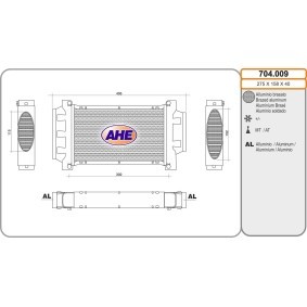 Achetez des Intercooler AHE 704.009 à prix pour 339,81 €