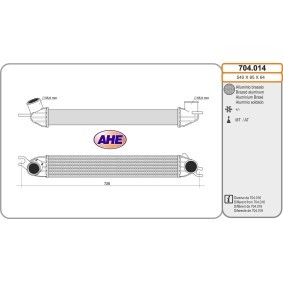 Achetez des Intercooler AHE 704.014 à prix pour 136,49 €