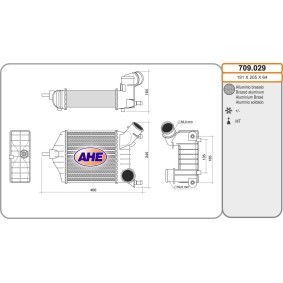 Achetez des Intercooler AHE 709.029 à prix pour 164,64 €