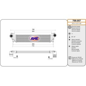 Achetez des Intercooler AHE 709.057 à prix pour 129,74 €