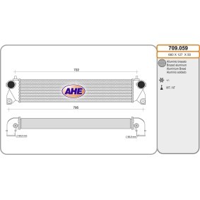 Köp Intercooler av AHE 709.059 till det låga priset 2317,73 kr