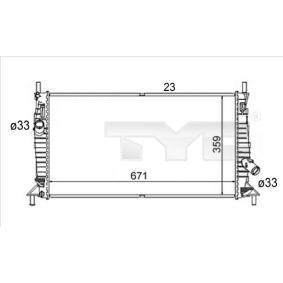 Acquista Radiatore motore da TYC 710-0056-R a buon mercato per soli 100,61 €