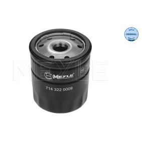 Achetez des Filtre à huile MEYLE 714 322 0009 à prix pour 10,36 €