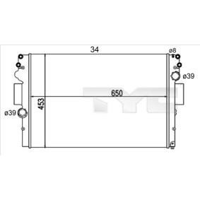 Achetez des Radiateur du moteur TYC 715-0004-R à prix pour 120,05 €