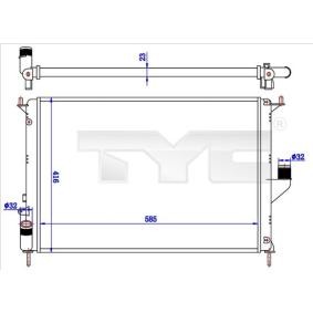 Achetez des Radiateur du moteur TYC 728-0057 à prix pour 101,86 €