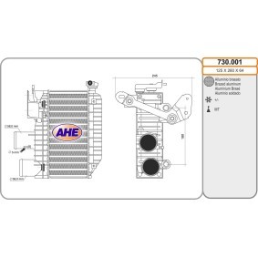 Köp Intercooler av AHE 730.001 till det låga priset 2853,45 kr