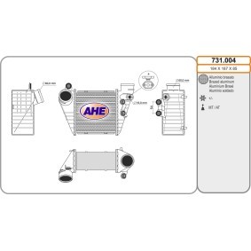 Acquista Intercooler da AHE 731.004 a buon mercato per soli 114,67 €
