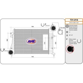 Acquista Intercooler da AHE 731.014 a buon mercato per soli 205,08 €