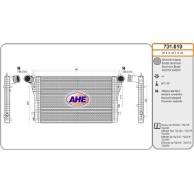 Acquista Intercooler da AHE 731.019 a buon mercato per soli 185,47 €