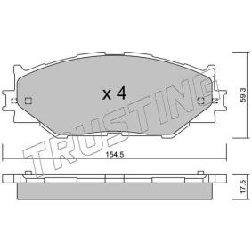 Acquista Kit pastiglie freni da TRUSTING 776.0 a buon mercato per soli 92,41 €