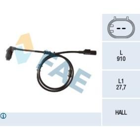 Kjøp Sensor, ABS av FAE 78133 til den lave prisen 590,68 NOK