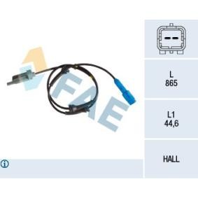 Comprar Sensor ABS de FAE 78161 a bajo precio de 43,47 €