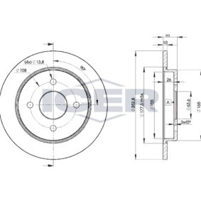 Bremsscheibe von ICER