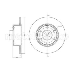 Comprar Disco de freno de CIFAM 800-1411FC a bajo precio de 117,63 €