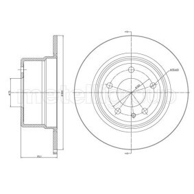 Acquista Disco freno da CIFAM 800-1738C a buon mercato per soli 46,07 €
