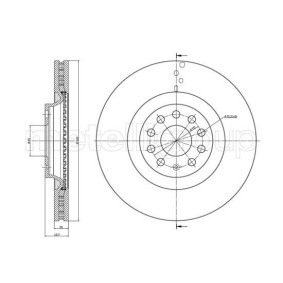 Acquista Disco freno da CIFAM 800-524FC a buon mercato per soli 73,62 €