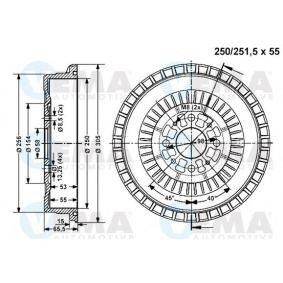 Bremstrommel 800815