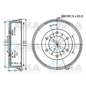 Bremstrommel 801025